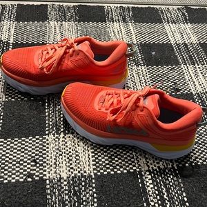 Women’s Hoka one one Bondi 7 sneakers in camellia/coastal shade